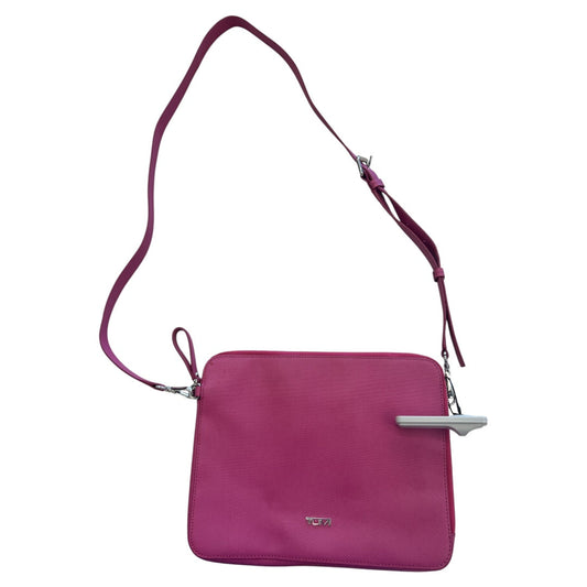 Crossbody Designer By Tumi In Pink, Size:Medium
