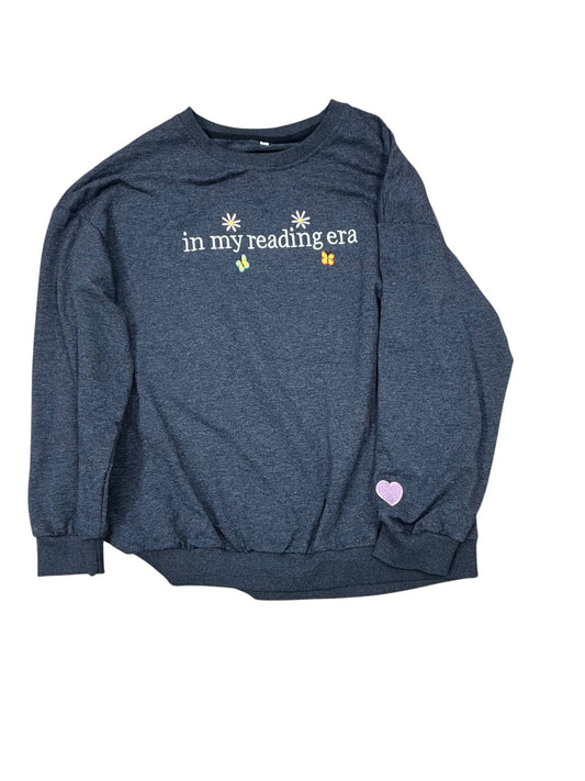 Sweatshirt Crewneck By Clothes Mentor In Grey, Size:Xl