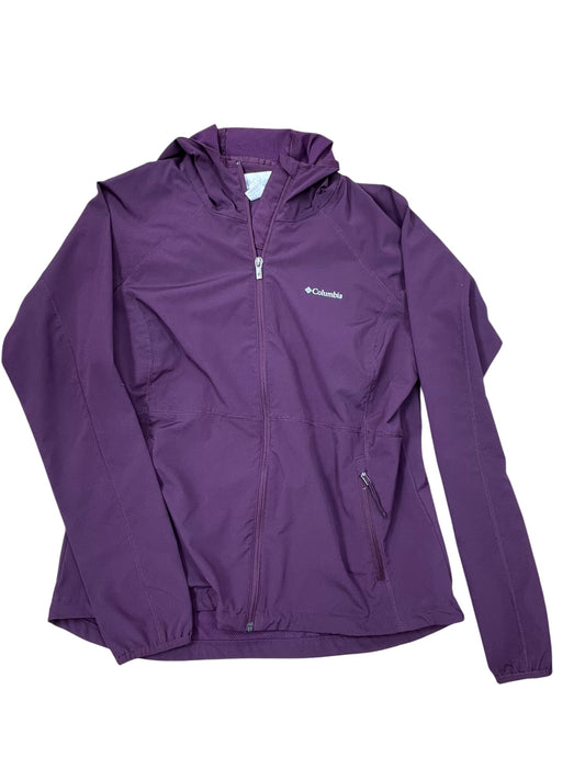 Jacket Windbreaker By Columbia In Purple, Size:Xl