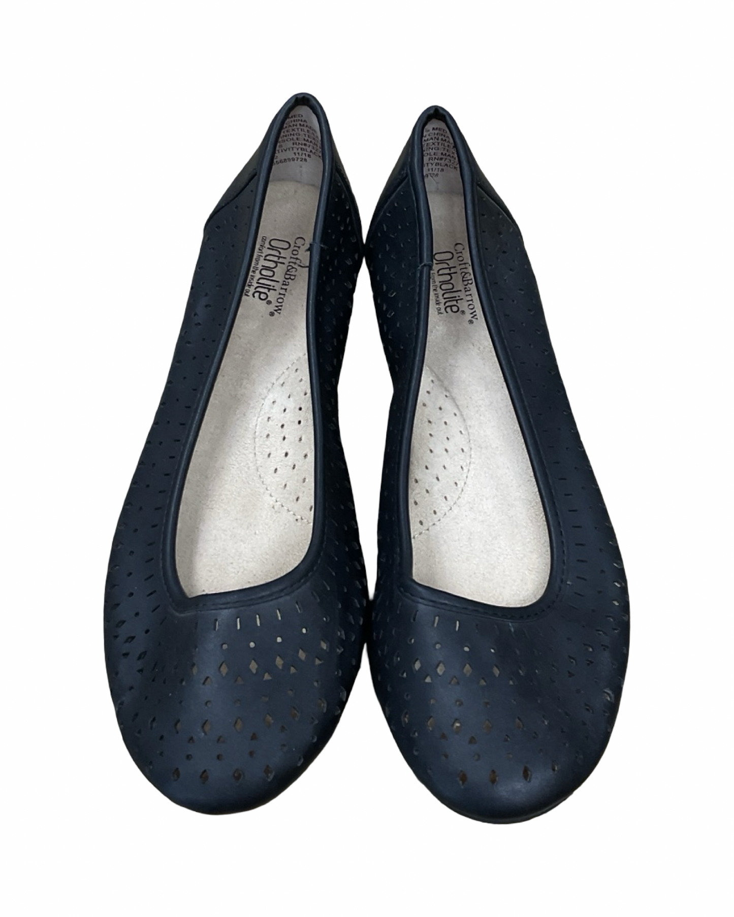 Shoes Flats By Croft And Barrow In Black, Size:7.5