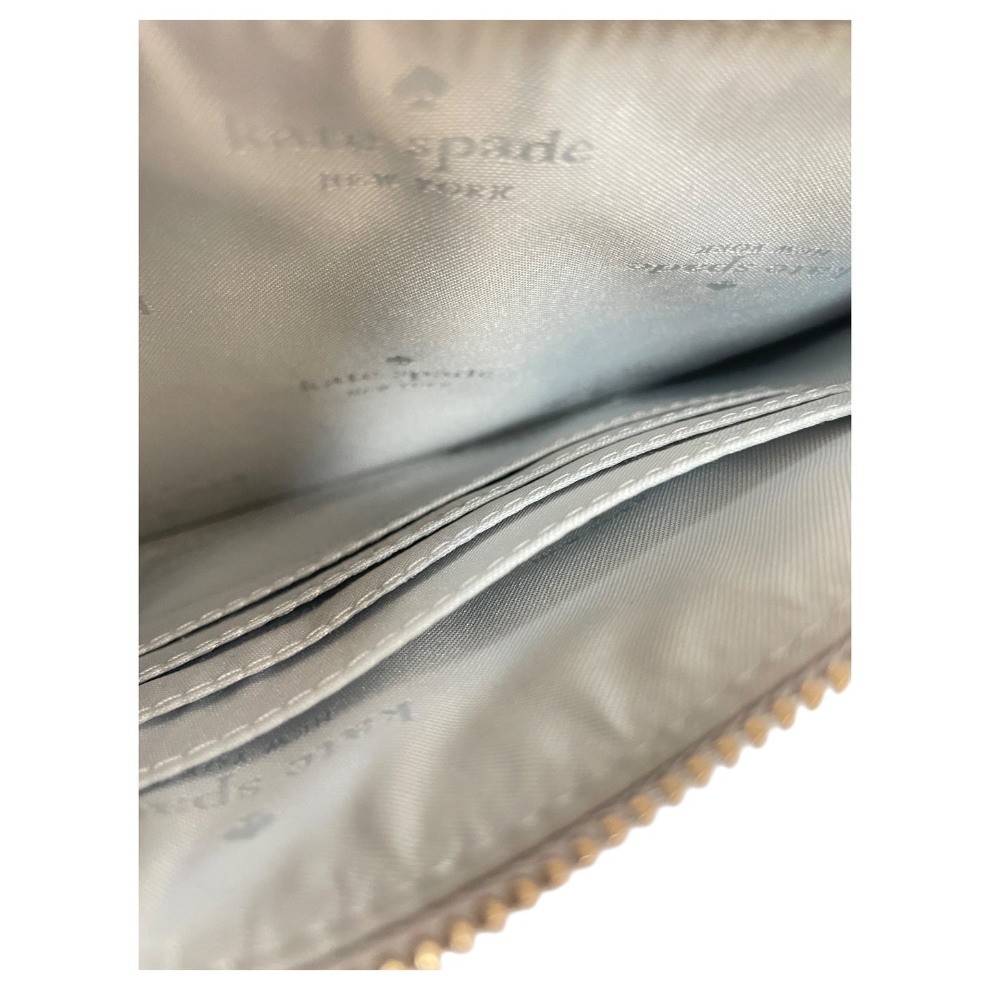 Wristlet Designer By Kate Spade In Grey, Size:Small