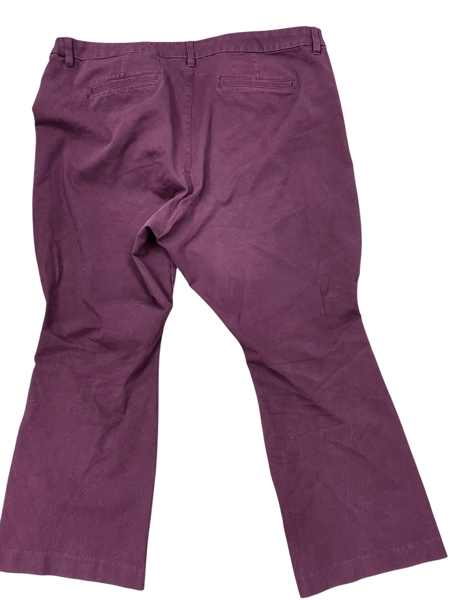 Pants Wide Leg By Old Navy In Purple, Size:3X