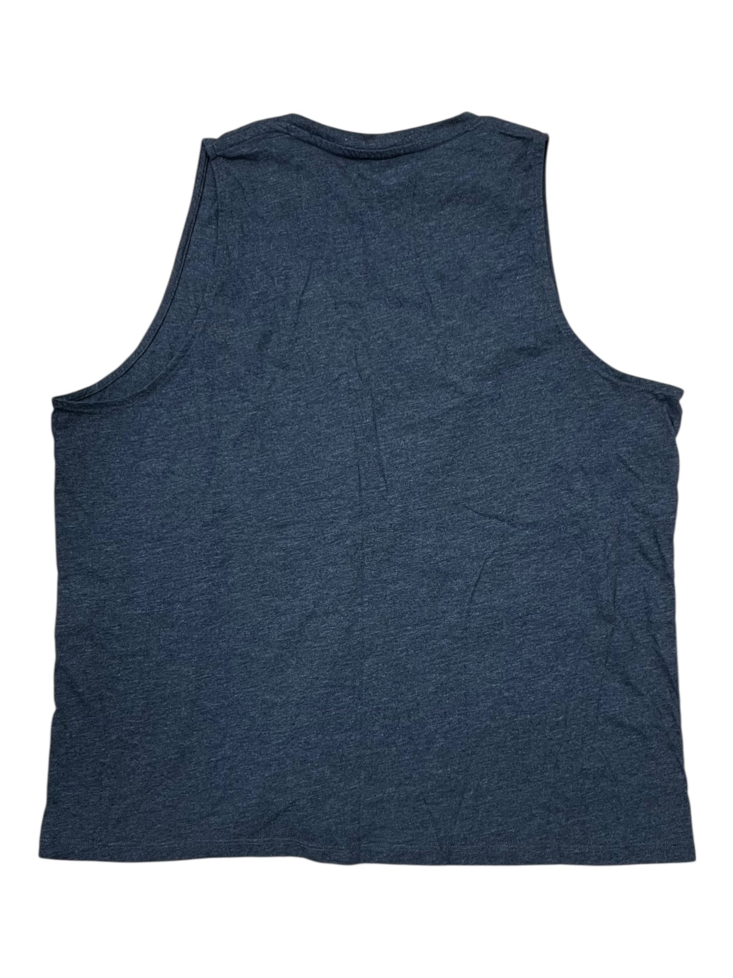 Tank Top By Natural Reflections In Grey, Size:1X