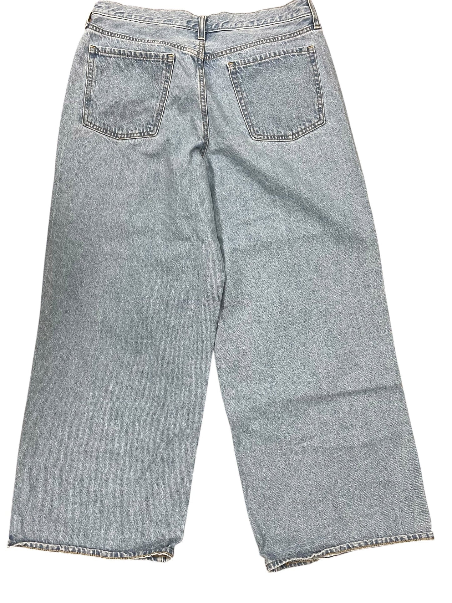 Jeans Wide Leg By Old Navy In Blue Denim, Size:12