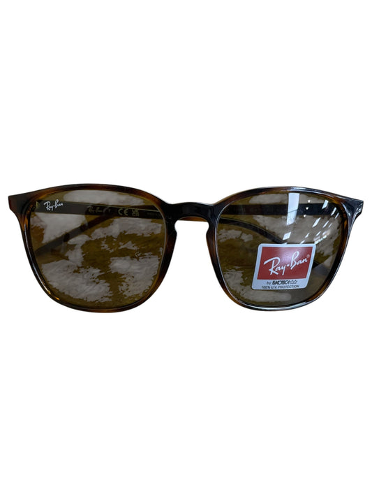 Sunglasses Designer By Ray Ban In Brown