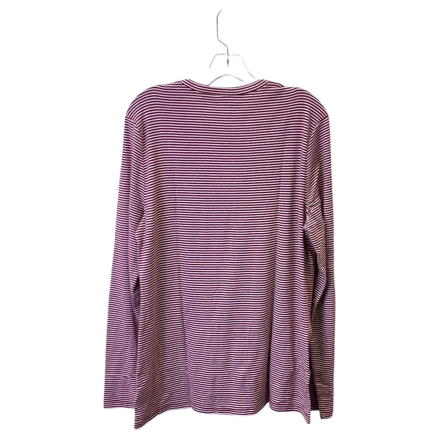 Top Ls Basic By Old Navy In Red & White, Size:1X