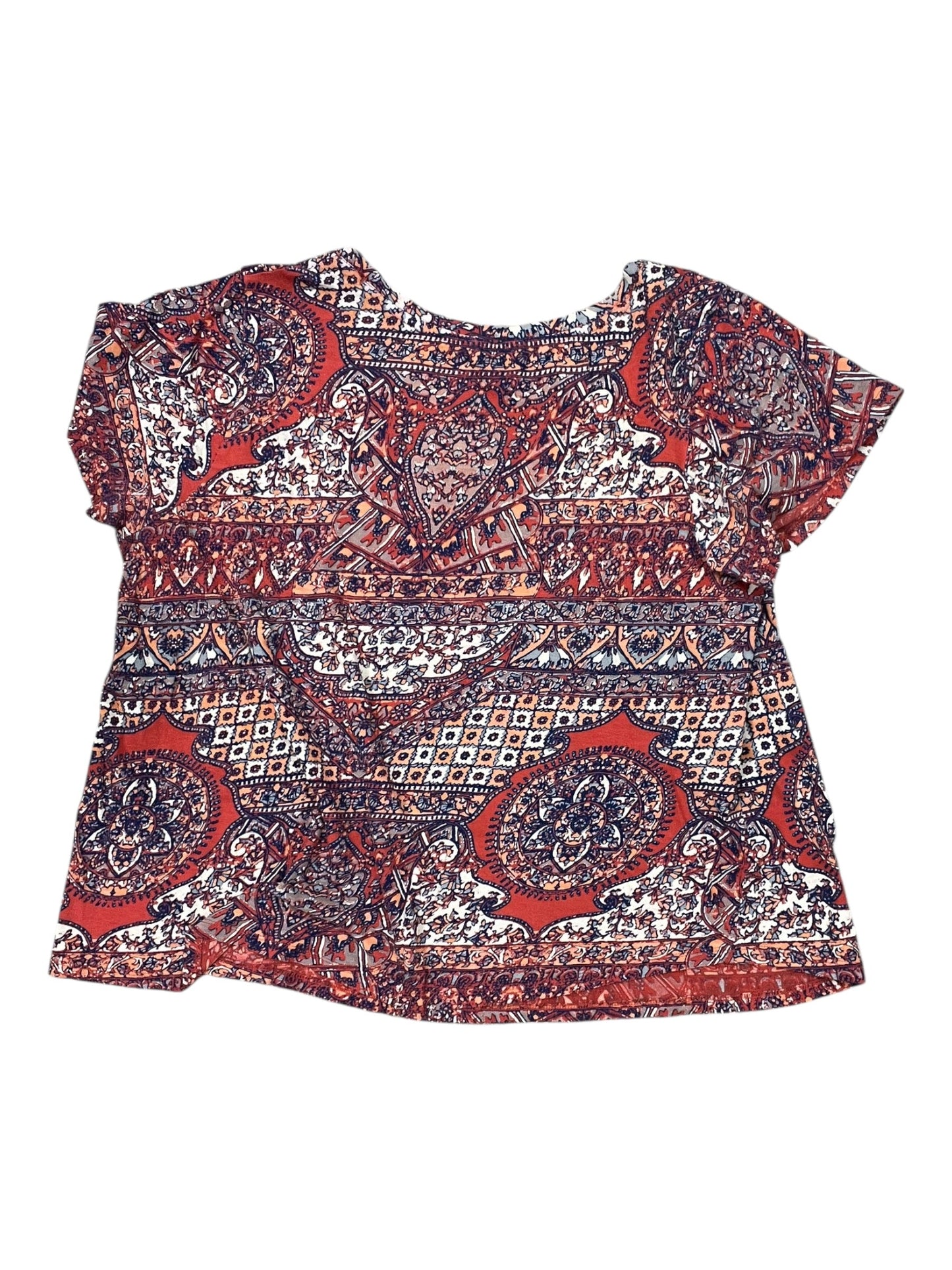 Top Ss By Lucky Brand In Orange, Size:2X
