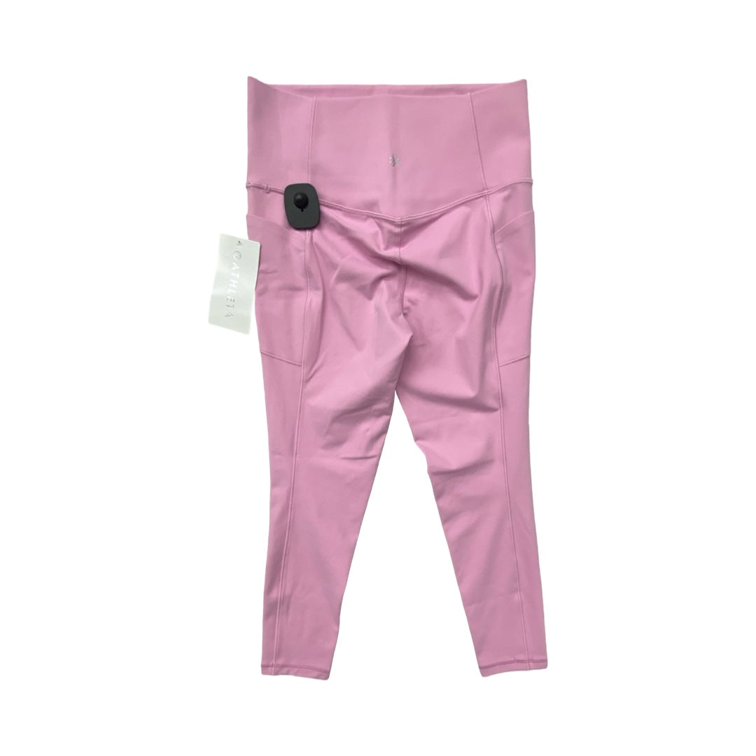 Athletic Leggings By Athleta In Pink, Size:S