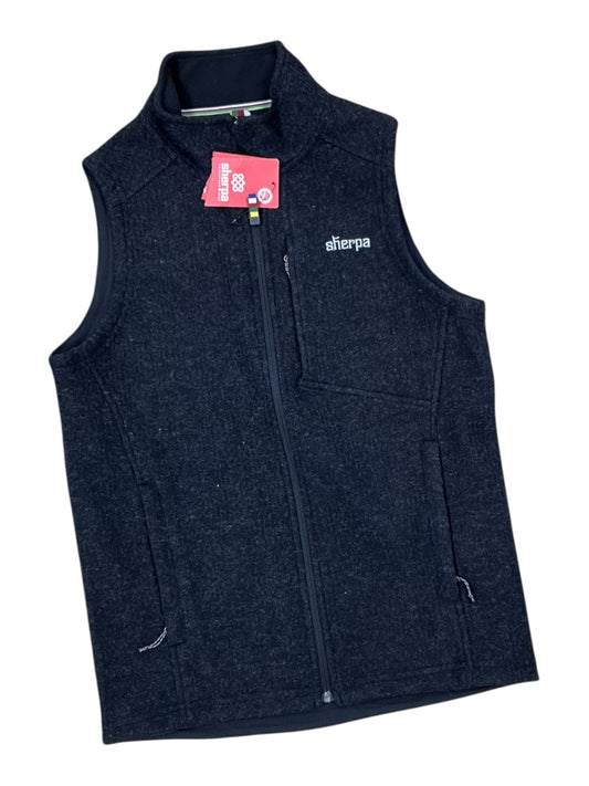 Vest Faux Fur & Sherpa By Clothes Mentor In Black, Size:S