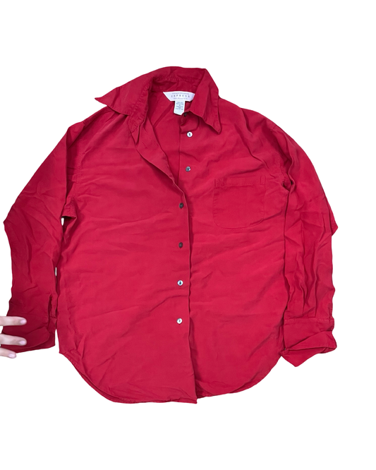 Top Ls By Express In Red, Size:S
