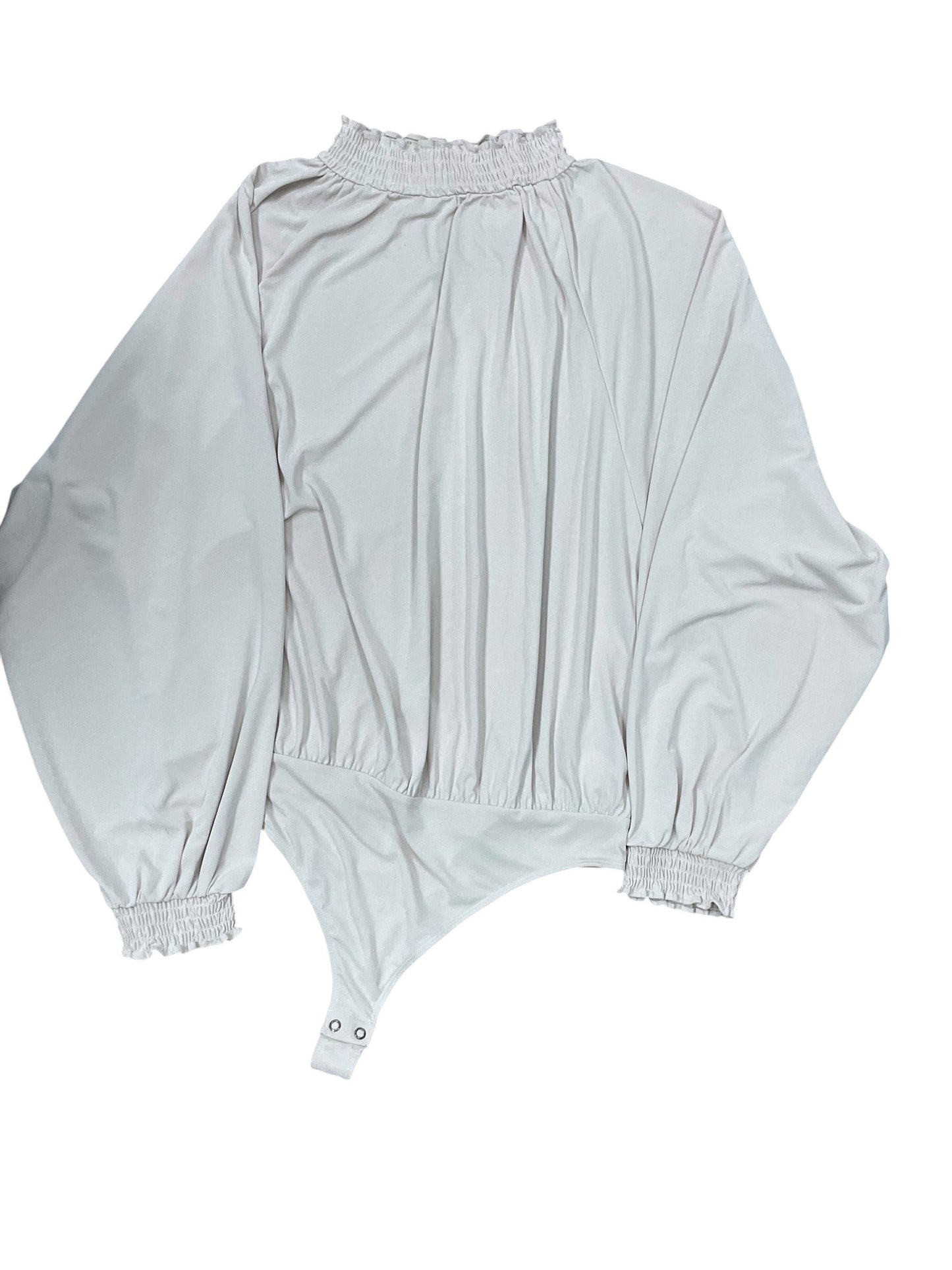 Bodysuit By Express In Beige, Size:L