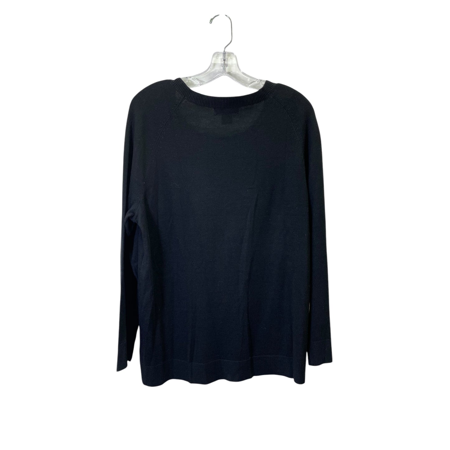 Sweater By Liz Claiborne In Black, Size:L