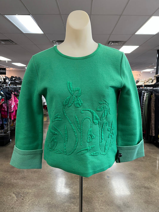Sweater By Moth In Green, Size:Xs