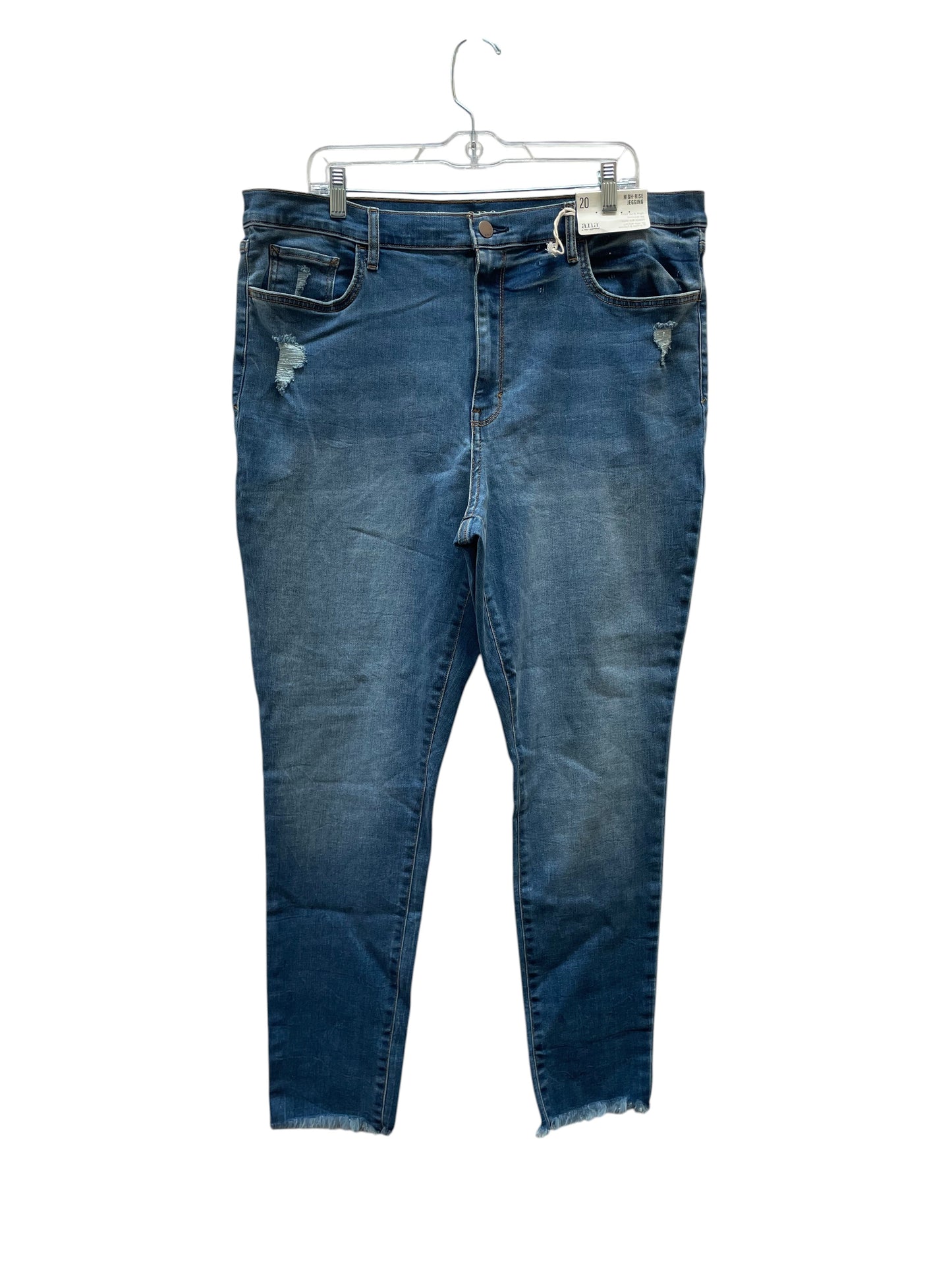 Jeans Skinny By Ana In Blue Denim, Size:20