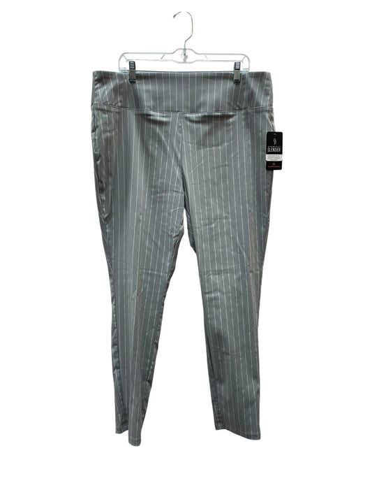 Pants Other By Worthington In Grey & White, Size:18