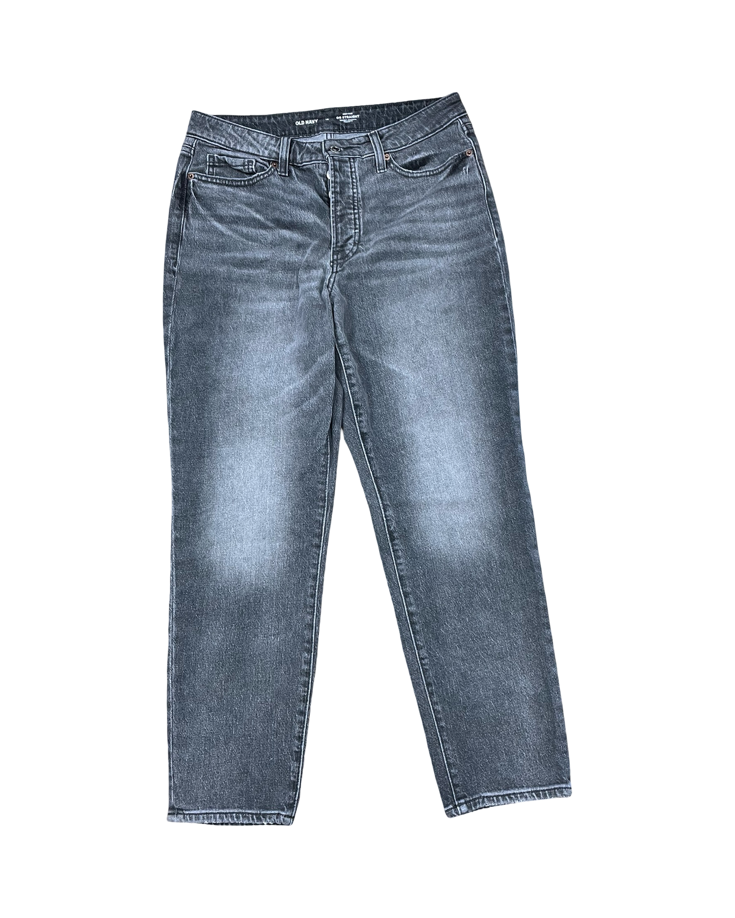 Jeans Straight By Old Navy In Grey, Size:10