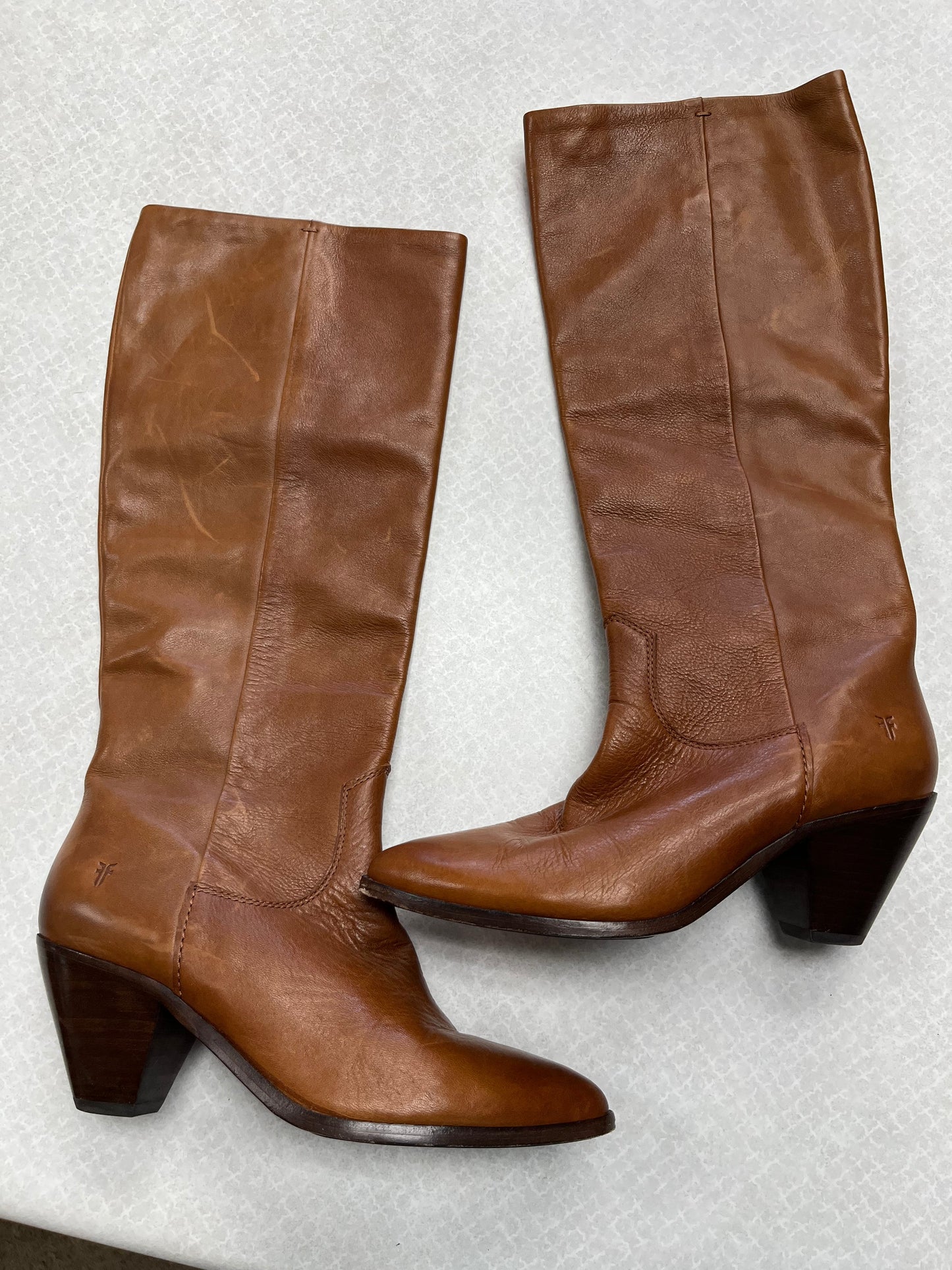 Boots Designer By Frye In Tan, Size:8