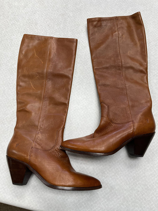 Boots Designer By Frye In Tan, Size:8