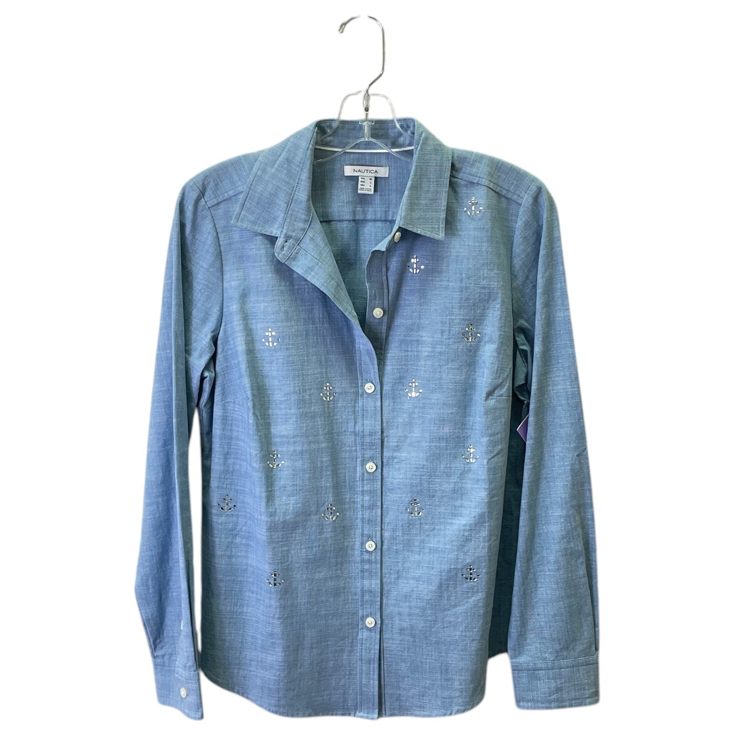 Top Ls By Nautica In Blue, Size:M