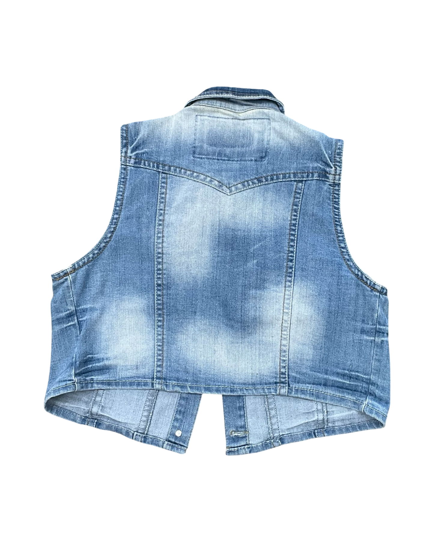 Vest Other By Wallflower In Blue Denim, Size:Xl