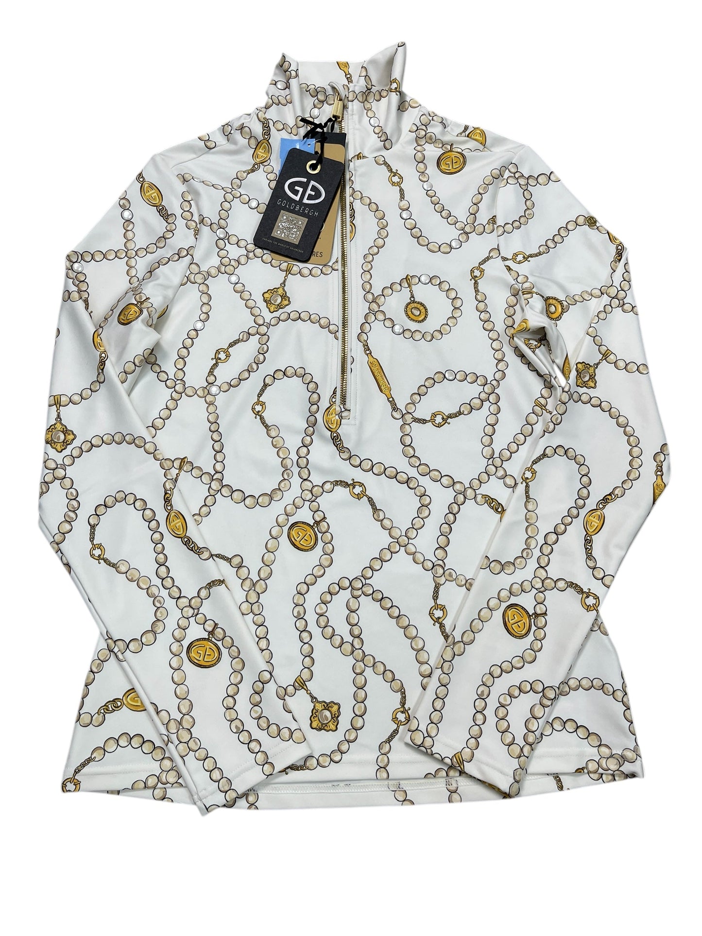 Athletic Jacket By Cma In White, Size:M