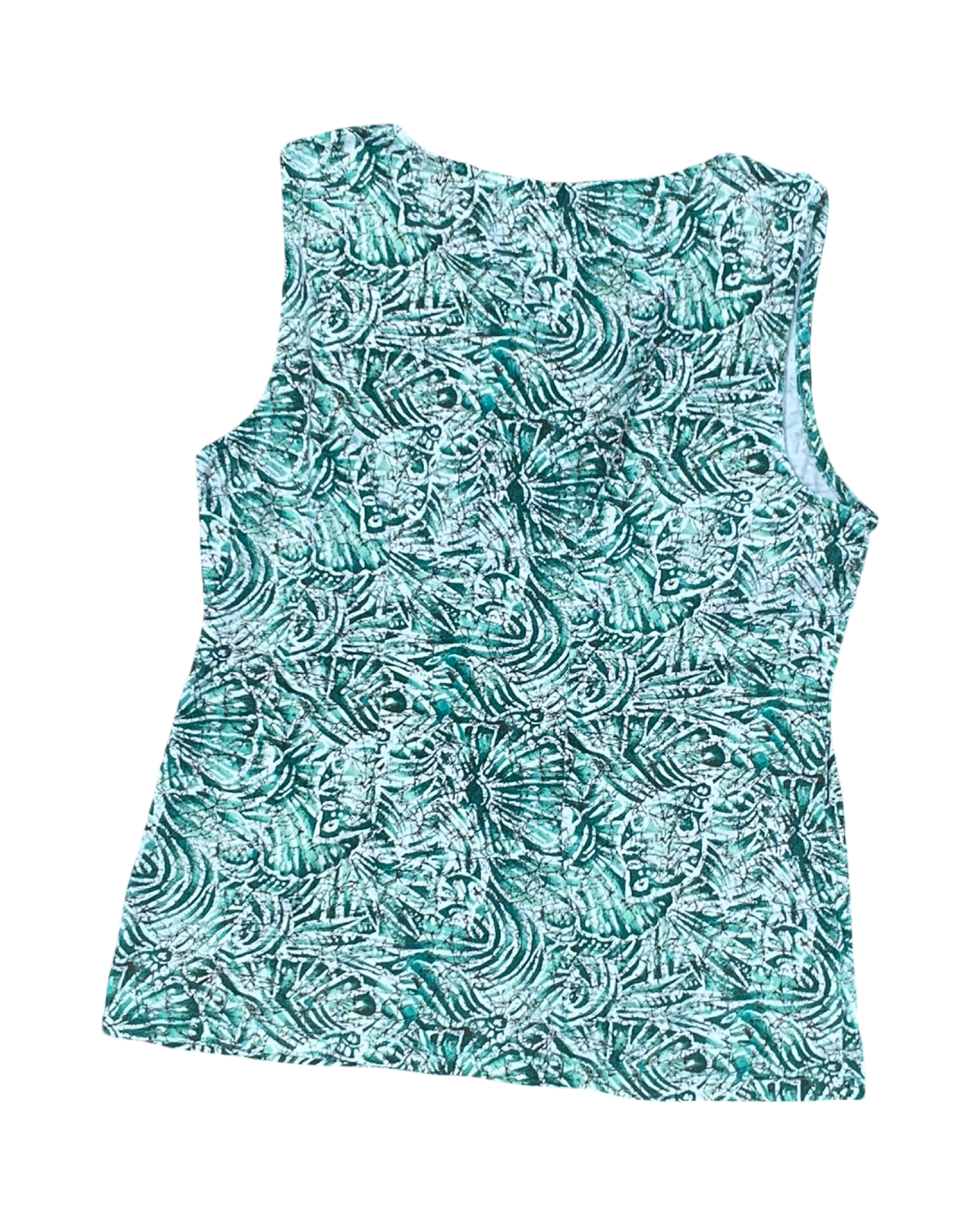 Top Sleeveless By Christopher And Banks In Green, Size:S