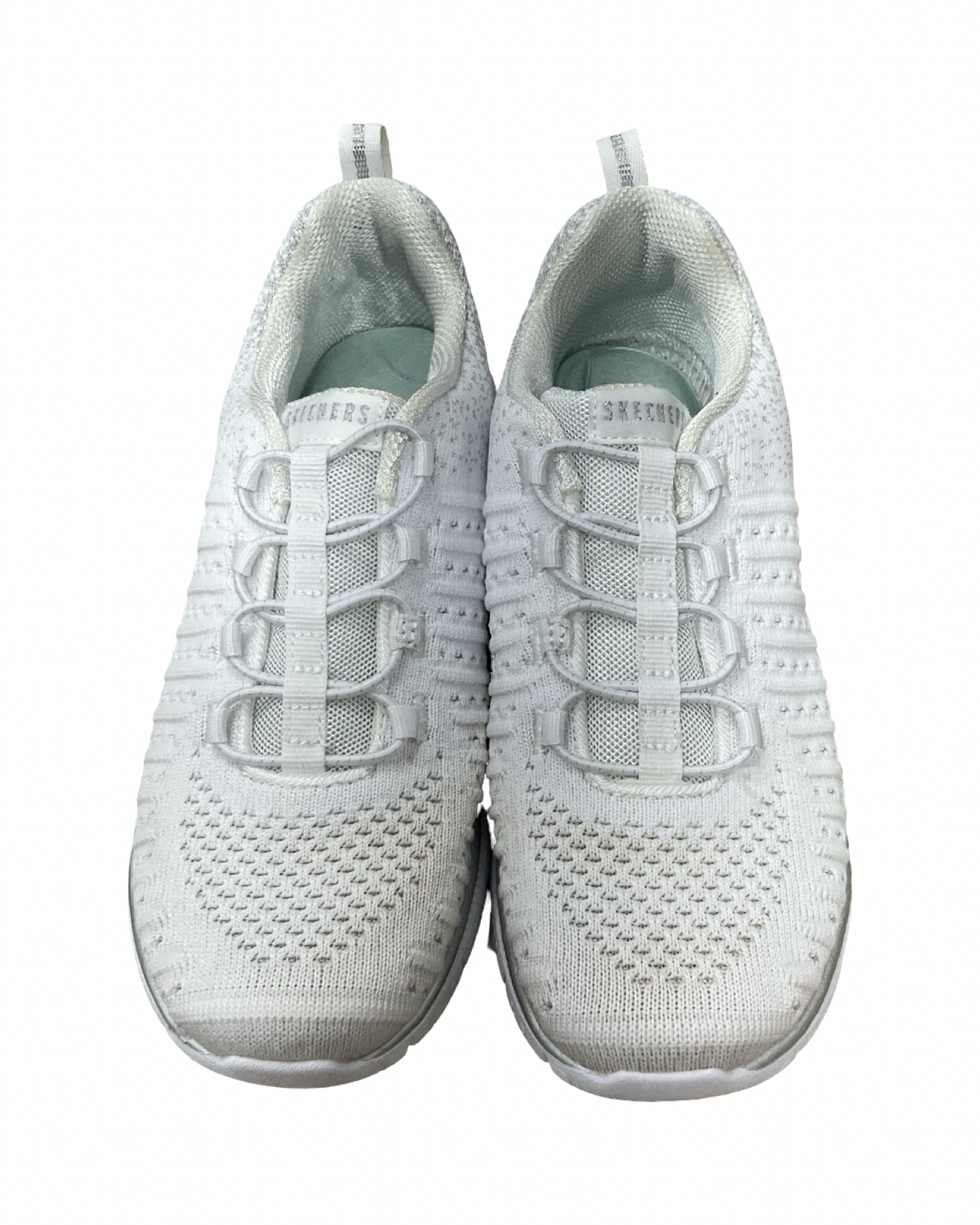 Shoes Sneakers By Skechers In White, Size:6.5