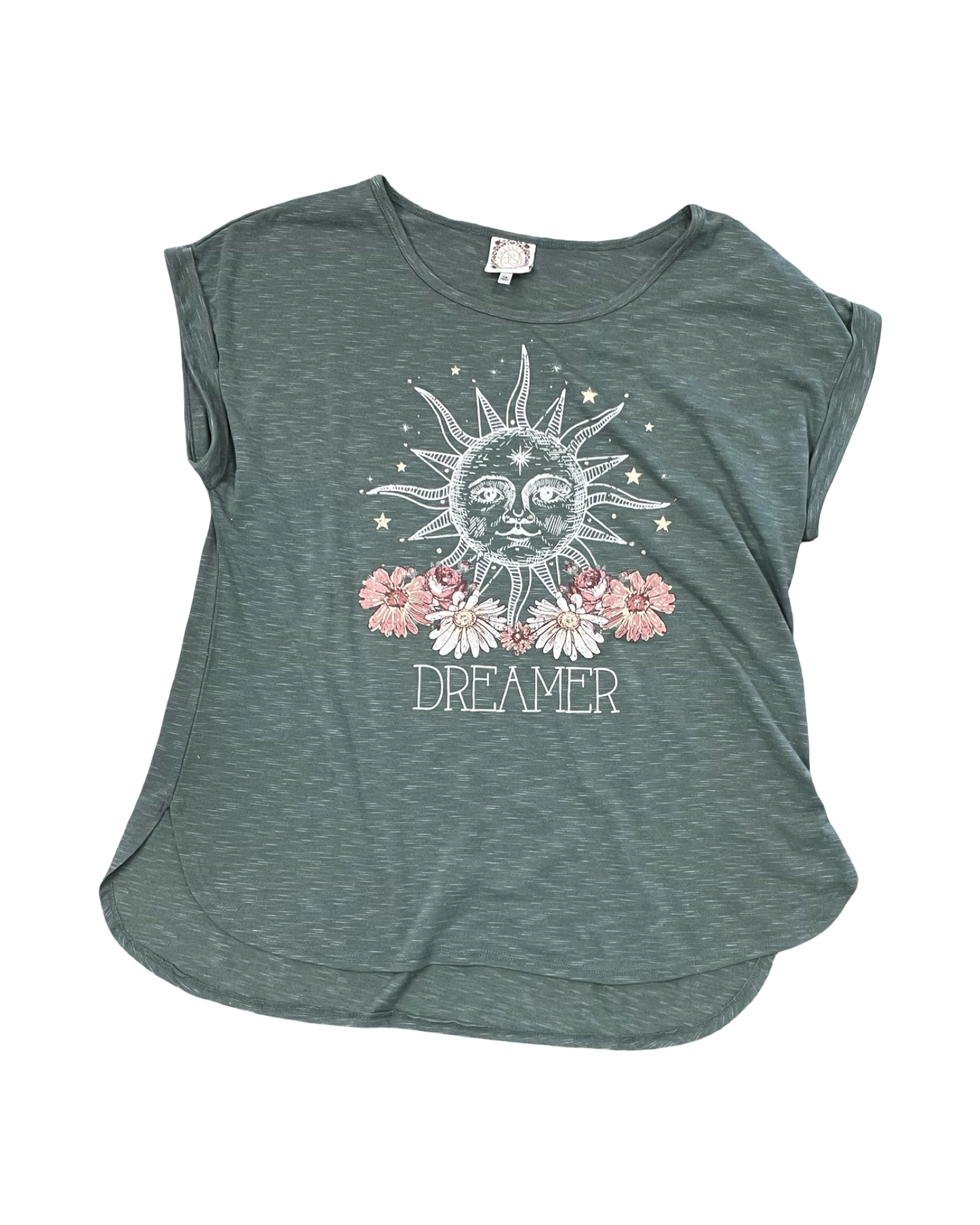 Top Ss By Clothes Mentor In Green, Size:1X