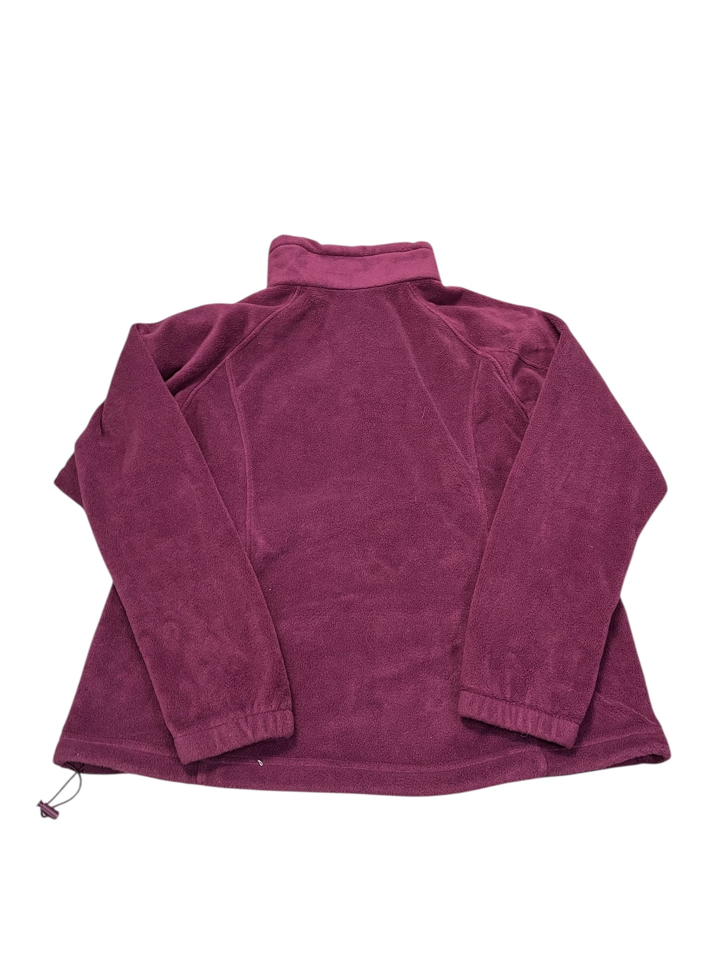 Jacket Fleece By Columbia In Purple, Size:1X