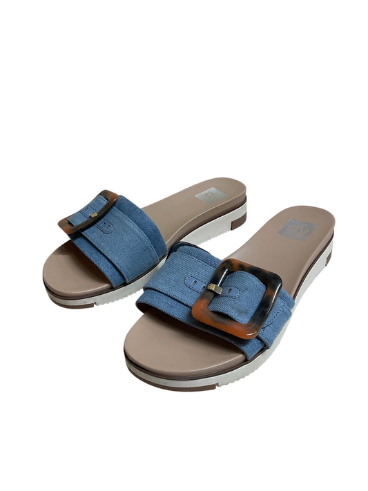 Sandals Flats By Dolce Vita In Blue, Size:9