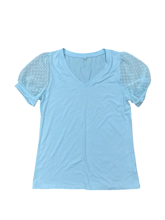 Top Ss By Clothes Mentor In Blue, Size:M