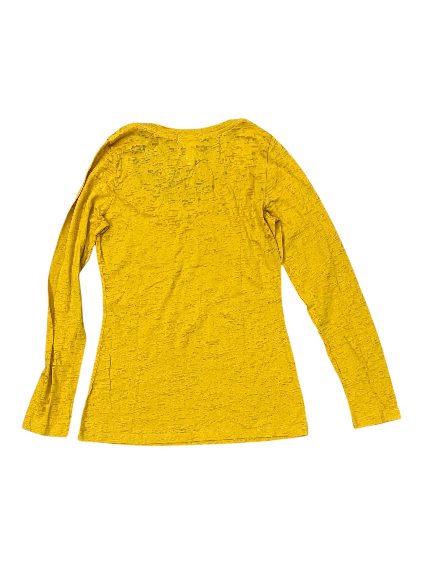 Top Ls By Ambiance Apparel In Gold, Size:M