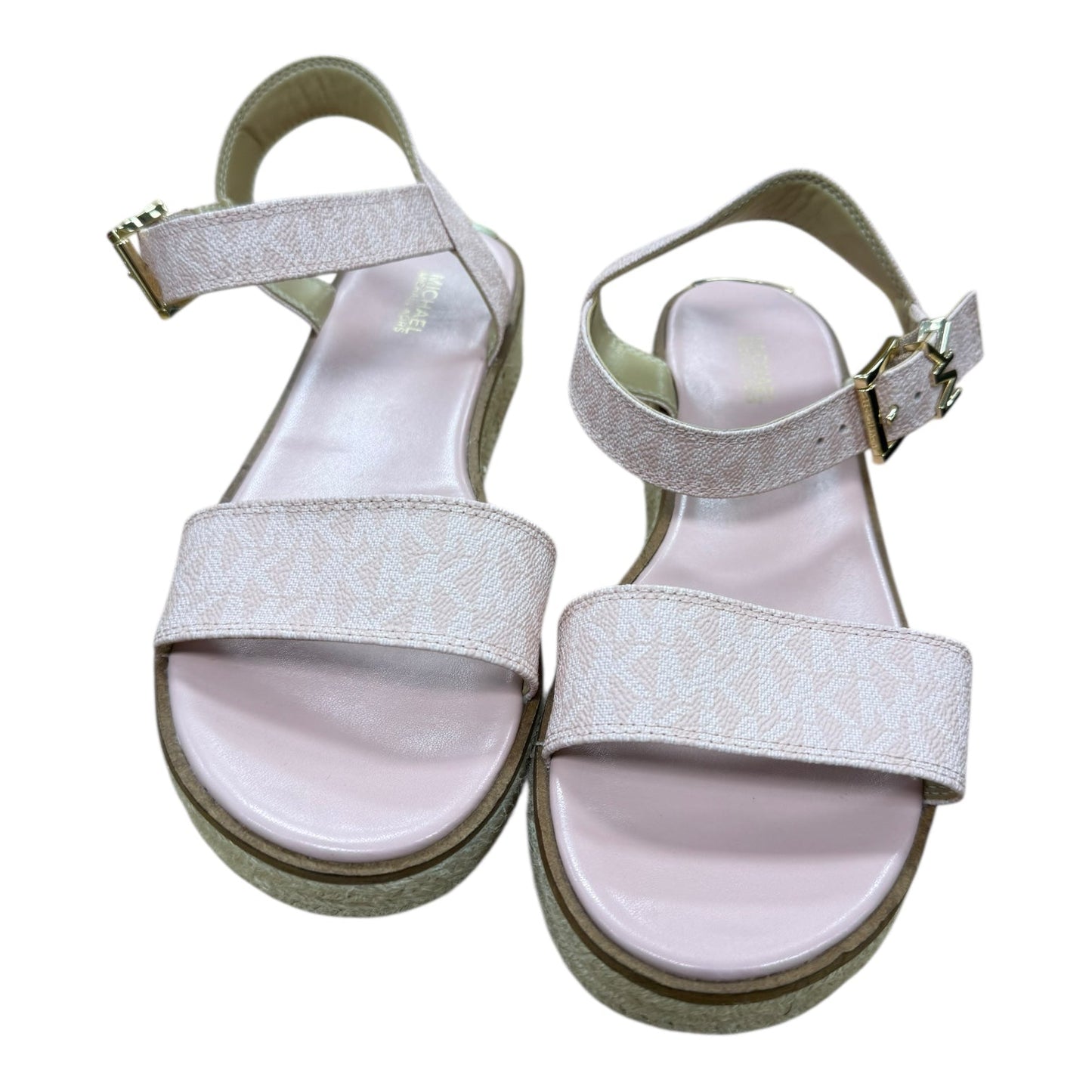 Sandals Flats By Michael By Michael Kors In Pink, Size:8.5