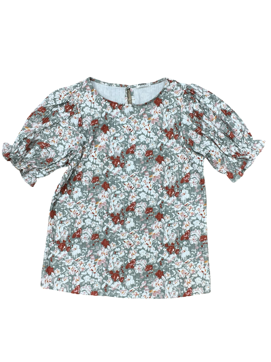 Top Ss By Zeagoo In Green & White, Size:S