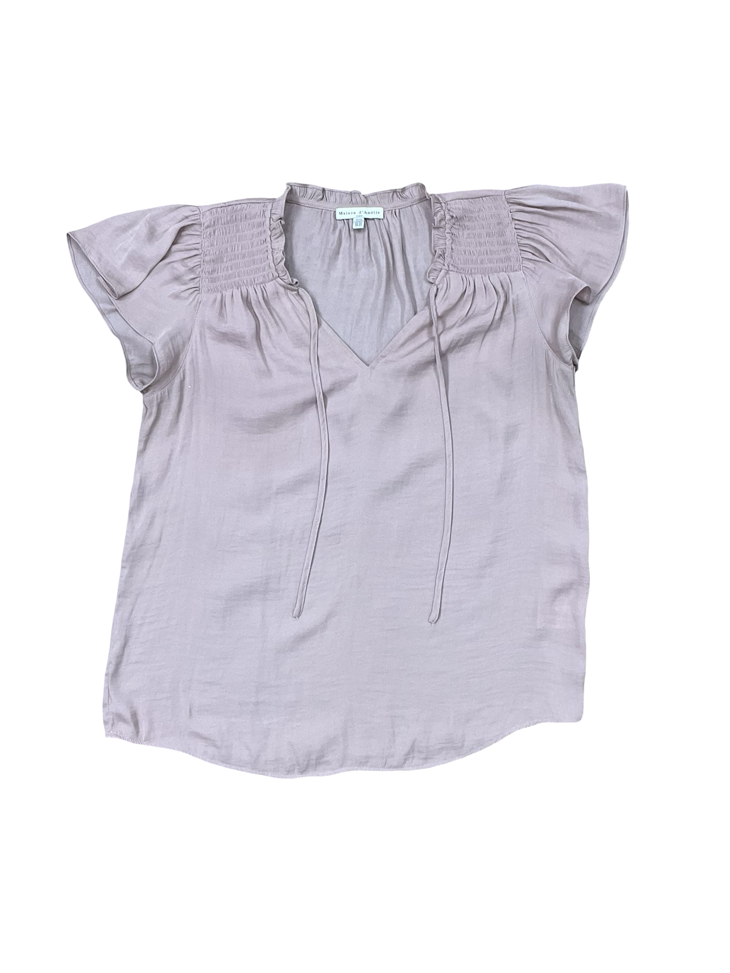 Top Sleeveless By Maison Damelie In Pink, Size:Xs