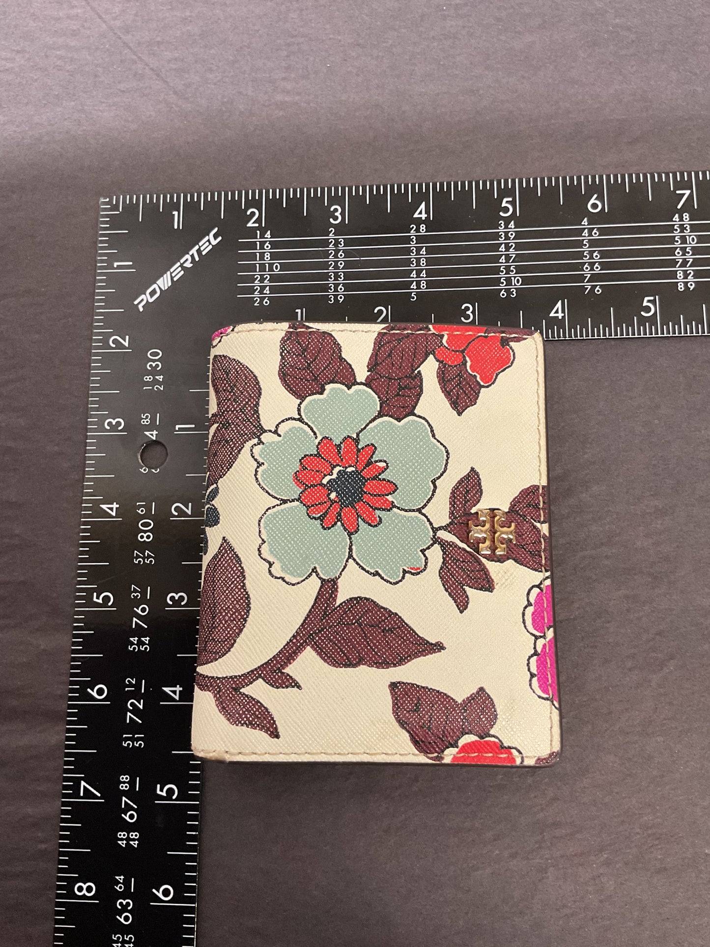 Wallet Designer By Tory Burch In Floral Print, Size:Small