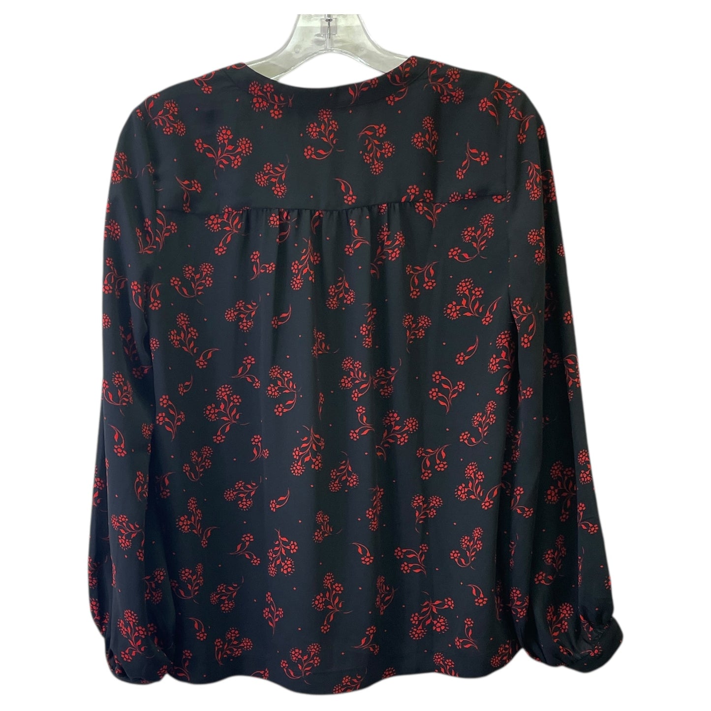 Top Ls By Loft In Black & Red, Size:Xs