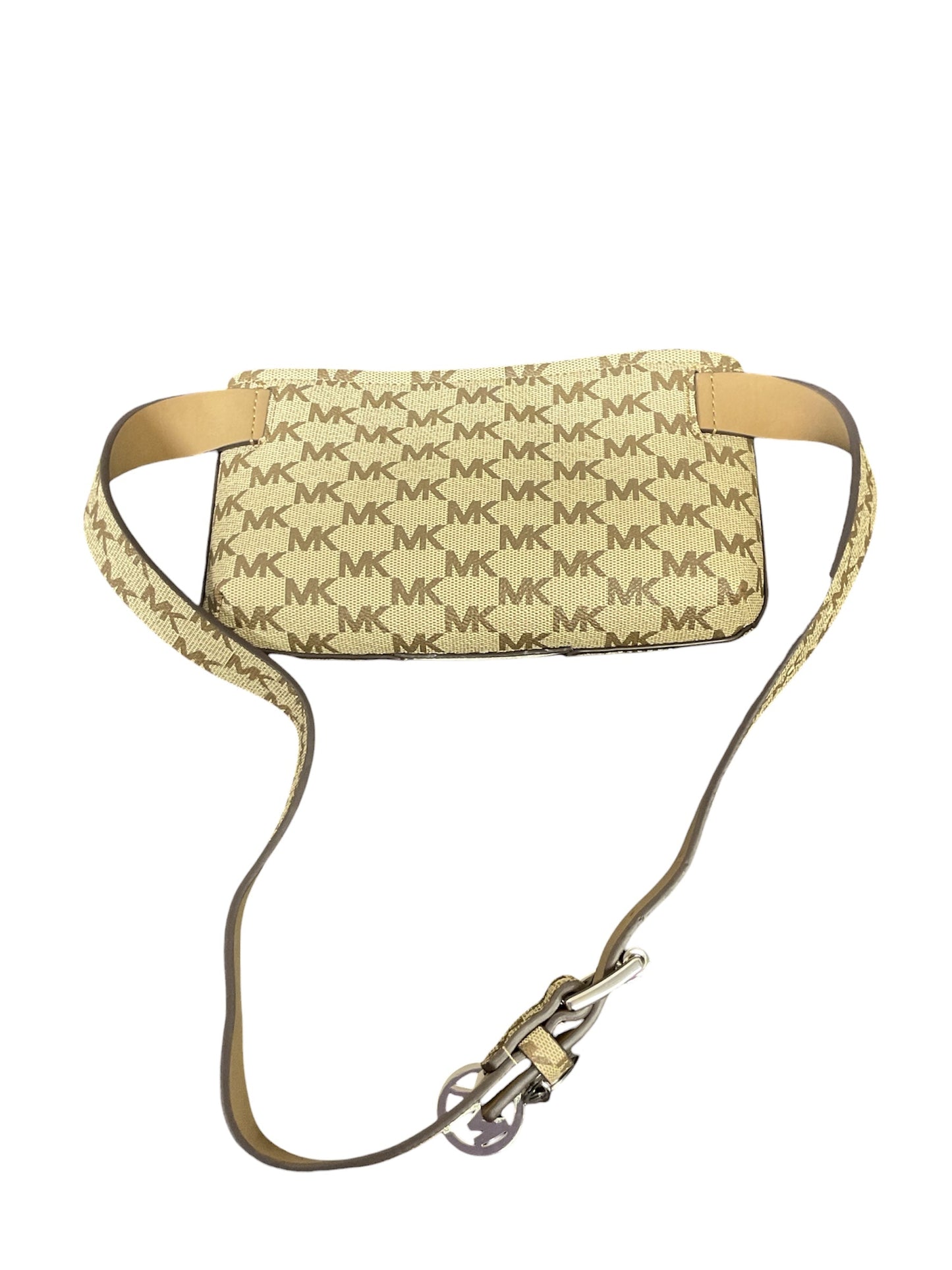 Belt Bag Designer By Michael Kors In Tan & White, Size:Small