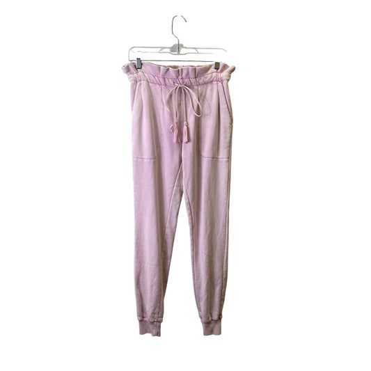 Athletic Pants By Something Navy In Pink, Size:S