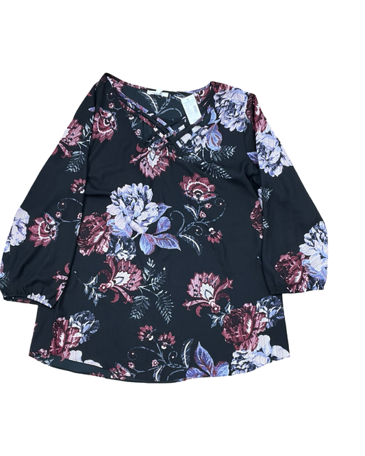 Top Ls By Maurices In Black, Size:L