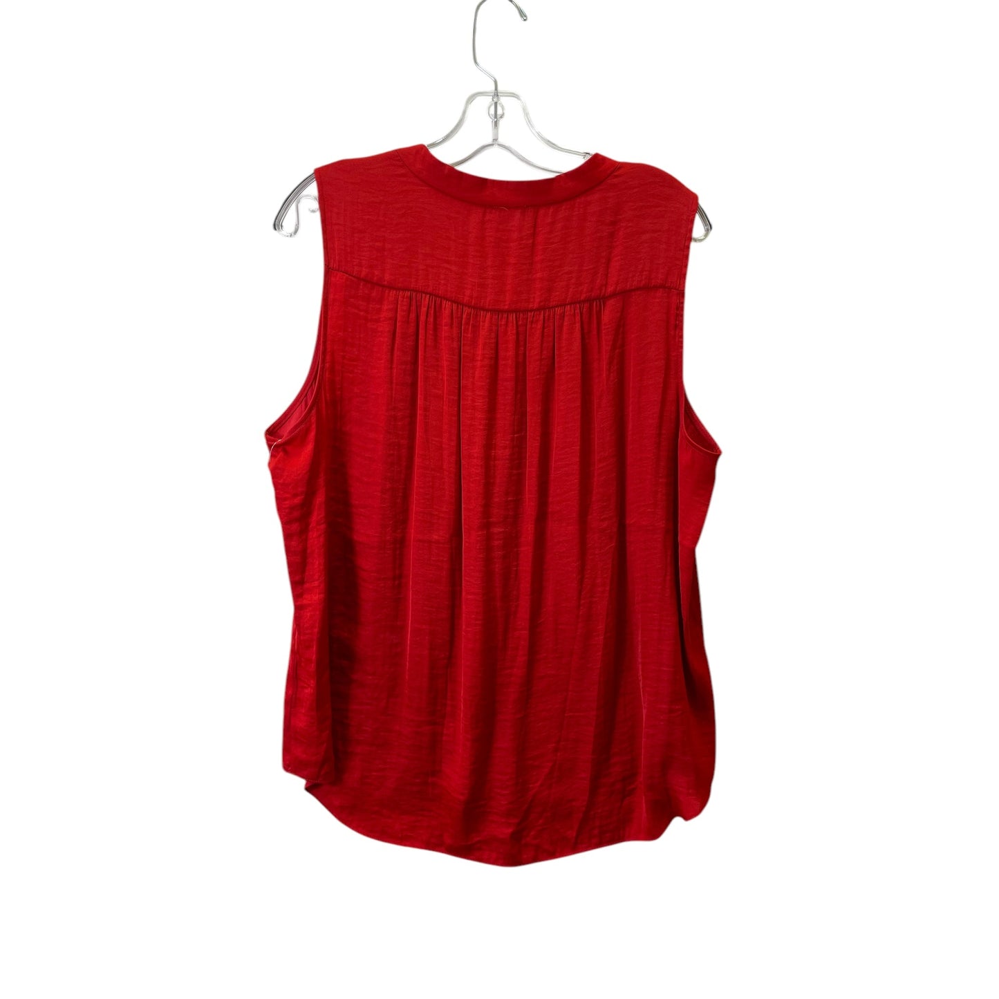 Top Sleeveless By Vince Camuto In Red, Size:L