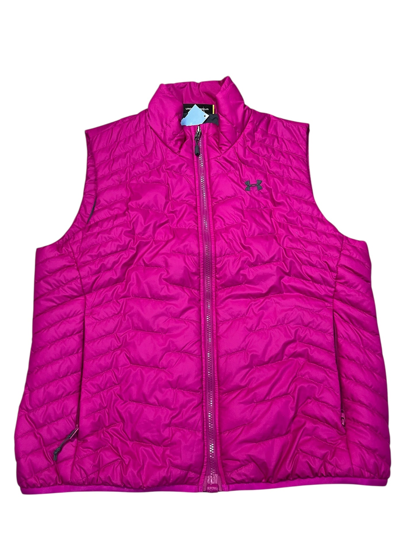 Vest Puffer & Quilted By Under Armour In Pink, Size:Xl