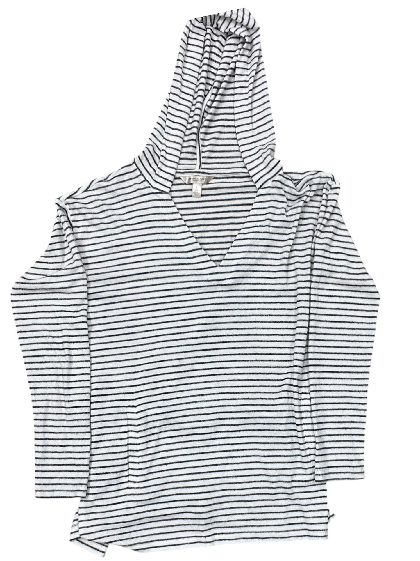 Top Ls By Banana Republic In Blue & White, Size:S