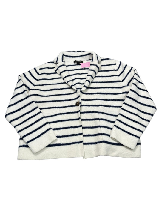Sweater By Ann Taylor In White, Size:Xl