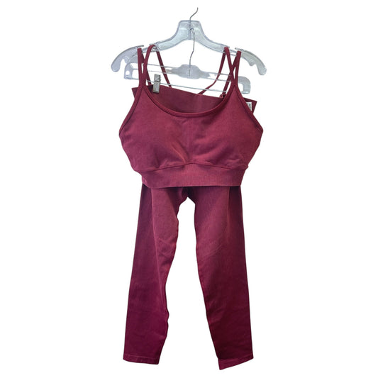 Athletic Pants 2Pc By Joy Lab In Red, Size:Xl