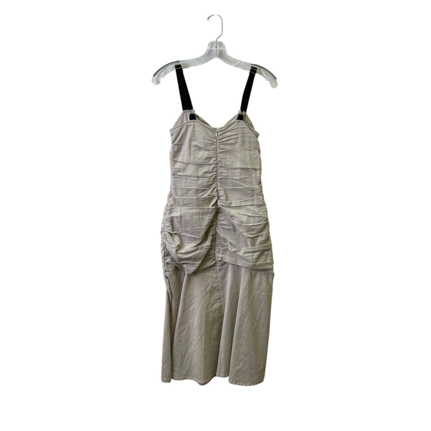 Dress Casual Midi By Anthropologie In Beige, Size:Xsp