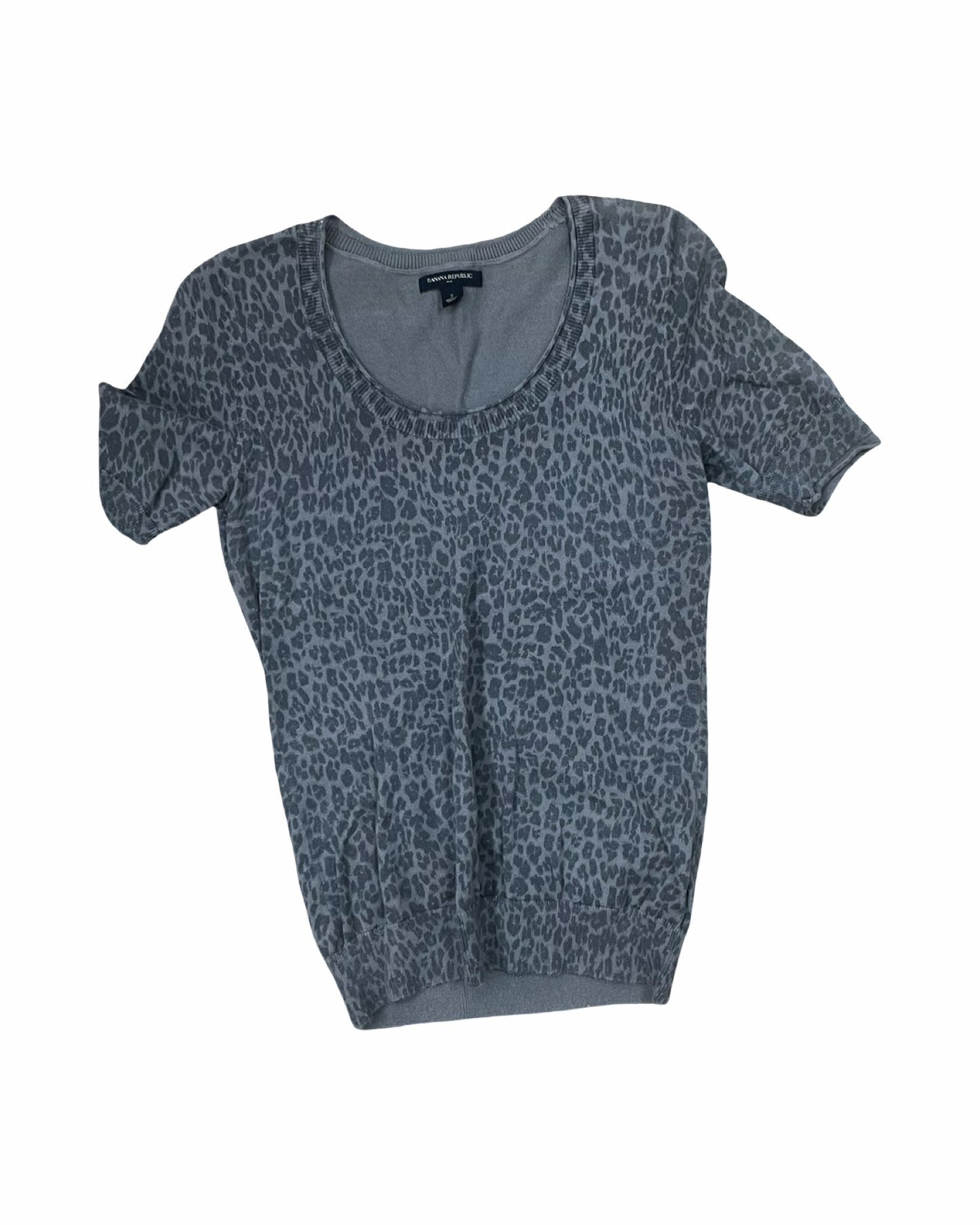 Top Ss By Banana Republic In Leopard Print, Size:S