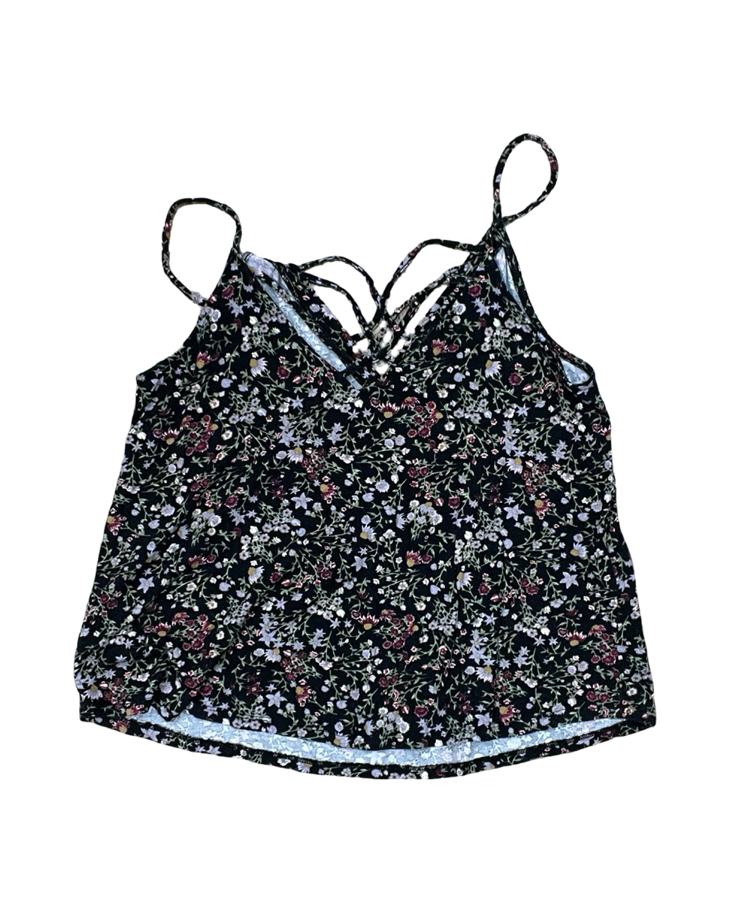 Top Sleeveless By American Eagle In Floral Print, Size:M