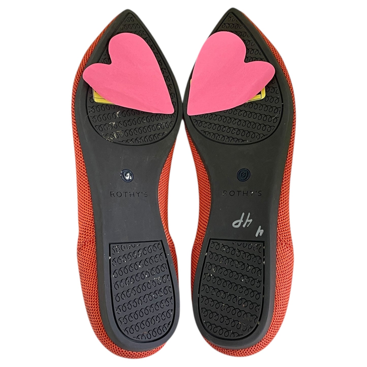 Shoes Flats By Rothys In Orange, Size:8.5