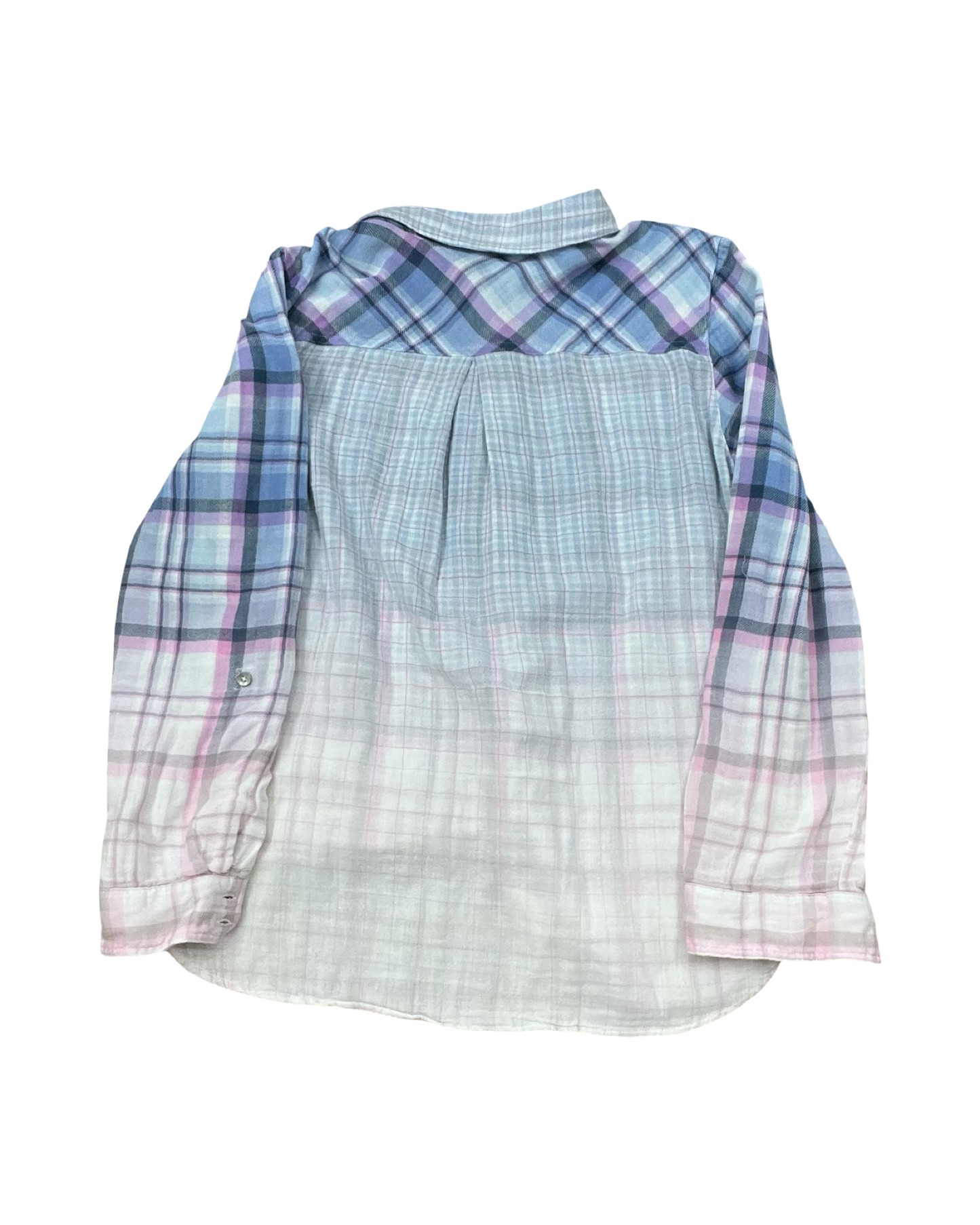 Blouse Ls By French Dressing In Blue & Pink, Size:L